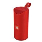 T&G TG113 Portable Bluetooth Speakers Waterproof Stereo Outdoor Loudspeaker MP3 Bass Sound Box with FM Radio(Red) - 1