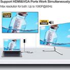 USB C to HDMI VGA 4K Adapter 4-in-1 Type C Adapter Hub to HDMI VGA USB 3.0 Digital AV Multiport Adapter with USB-C PD Charging Port Compatible for Nintendo Switch/Samsung/MacBook(Silvery) - 19
