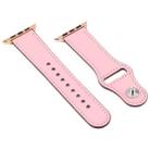 For Apple Watch 3 / 2 / 1 Generation 42mm Universal Buckle Leather Strap(Pink) - 1