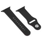 For Apple Watch 3 / 2 / 1 Generation 42mm Universal Buckle Leather Strap(Black) - 1
