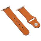 For Apple Watch 3 / 2 / 1 Generation 38mm Universal Buckle Leather Strap(Brown) - 2