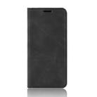 For Galaxy A10 Retro-skin Business Magnetic Suction Leather Case with Holder & Card Slots & Wallet(Black) - 8