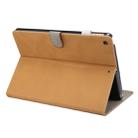 For iPad 10.2 2021 / 2020 / 2019 ENKAY Stand Folio Cover Leather Smart Case with Auto Sleep / Wake-up Function(Light Brown) - 1