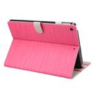 For iPad 10.2 2021 / 2020 / 2019 ENKAY Stand Folio Cover Leather Smart Case with Auto Sleep / Wake-up Function(Rose) - 1
