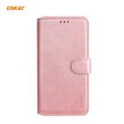 For Samsung Galaxy A21 ENKAY Hat-Prince Horizontal Flip Leather Case with Holder & Card Slots & Wallet(Pink) - 1