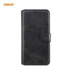 For Samsung Galaxy A21 ENKAY Hat-Prince Horizontal Flip Leather Case with Holder & Card Slots & Wallet(Black) - 1