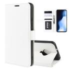 For Vivo S5 R64 Texture Single Horizontal Flip Protective Case with Holder & Card Slots & Wallet& Photo Frame(White) - 1