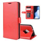 For Vivo S5 R64 Texture Single Horizontal Flip Protective Case with Holder & Card Slots & Wallet& Photo Frame(Red) - 1