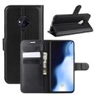 For Vivo S5 Litchi Texture Horizontal Flip Protective Case with Holder & Card Slots & Wallet(Black) - 1