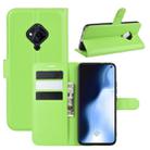 For Vivo S5 Litchi Texture Horizontal Flip Protective Case with Holder & Card Slots & Wallet(Green) - 1