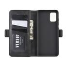 For Galaxy A51 (4G) Dual-side Magnetic Buckle Horizontal Flip Leather Case with Holder & Card Slots & Wallet(Black) - 8