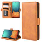 For Galaxy A71 Dual-side Magnetic Buckle Horizontal Flip Leather Case with Holder & Card Slots & Wallet(Yellow) - 1