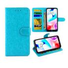 For Xiaomi Redmi 8/Redmi 8A Crazy Horse Texture Leather Horizontal Flip Protective Case with Holder & Card Slots & Wallet & Photo Frame(Baby Blue) - 1
