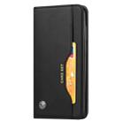 For Galaxy A71 Knead Skin Texture Horizontal Flip Leather Case with Photo Frame & Holder & Card Slots & Wallet(Black) - 1