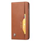 For Galaxy A71 Knead Skin Texture Horizontal Flip Leather Case with Photo Frame & Holder & Card Slots & Wallet(Brown) - 1