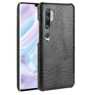 For Xiaomi Mi Note 10/Note10 Pro/CC9 Pro Shockproof Crocodile Texture PC + PU Case(Black) - 1