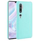 For Xiaomi Mi Note 10/Note10 Pro/CC9 Pro Shockproof Crocodile Texture PC + PU Case(Light green) - 1