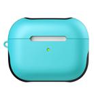 For Apple AirPods Pro Glossy PC Bluetooth Headphone Protective Case(Cambridge Blue) - 1
