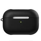 For Apple AirPods Pro Glossy PC Bluetooth Headphone Protective Case(Black) - 1