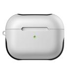 For Apple AirPods Pro Glossy PC Bluetooth Headphone Protective Case(White) - 1