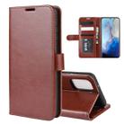 For Galaxy S20 R64 Texture Single Horizontal Flip Protective Case with Holder & Card Slots & Wallet& Photo Frame(Brown) - 1