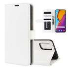 For Galaxy S20+ R64 Texture Single Horizontal Flip Protective Case with Holder & Card Slots & Wallet& Photo Frame(White) - 1