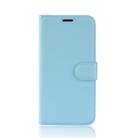 For Galaxy S20 Litchi Texture Horizontal Flip Protective Case with Holder & Card Slots & Wallet(Blue) - 7
