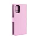 For Galaxy S20 Litchi Texture Horizontal Flip Protective Case with Holder & Card Slots & Wallet(Pink) - 11