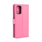 For Galaxy S20 Litchi Texture Horizontal Flip Protective Case with Holder & Card Slots & Wallet(Rose red) - 11