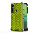 For Motorola Moto G8 Plus Shockproof Honeycomb PC + TPU Case(Green) - 1