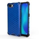 For Oppo A1k Shockproof Honeycomb PC + TPU Case(Blue) - 1