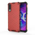 For Huawei Honor 20 Lite  Shockproof Honeycomb PC + TPU Case(Red) - 1