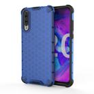 For Huawei Honor 20 Lite  Shockproof Honeycomb PC + TPU Case(Blue) - 1
