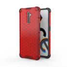 For OPPO Realme X2 Pro Shockproof Honeycomb PC + TPU Case(Red) - 1