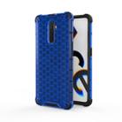 For OPPO Realme X2 Pro Shockproof Honeycomb PC + TPU Case(Blue) - 1