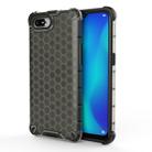 For OPPO Realme C2 Shockproof Honeycomb PC + TPU Case(Grey) - 1