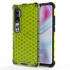 For Xiaomi Mi Note10 Shockproof Honeycomb PC + TPU Case(Green) - 1