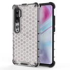 For Xiaomi Mi Note10 Pro Shockproof Honeycomb PC + TPU Case(White) - 1