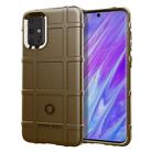 For Galaxy S20 Ultra  Full Coverage Shockproof TPU Case(Brown) - 1