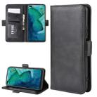 For Huawei Honor V30/V30 Pro Dual-side Magnetic Buckle Horizontal Flip Leather Case with Holder & Card Slots & Wallet(Black) - 1