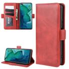 For Huawei Honor V30/V30 Pro Dual-side Magnetic Buckle Horizontal Flip Leather Case with Holder & Card Slots & Wallet(Red) - 1