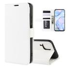 For Huawei Nova 6 SE R64 Texture Single Horizontal Flip Protective Case with Holder & Card Slots & Wallet& Photo Frame(White) - 1