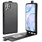 For Huawei Nova 6 SE R64 Texture Single Vertical Flip Leather Protective Case with Card Slots & Photo Frame(Black) - 1