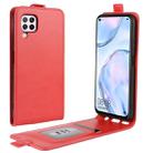 For Huawei Nova 6 SE R64 Texture Single Vertical Flip Leather Protective Case with Card Slots & Photo Frame(Red) - 1