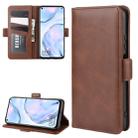 For Huawei Nova 6 SE Dual-side Magnetic Buckle Horizontal Flip Leather Case with Holder & Card Slots & Wallet(Brown) - 1