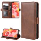 For Huawei Nova 6 5G Dual-side Magnetic Buckle Horizontal Flip Leather Case with Holder & Card Slots & Wallet(Brown) - 1