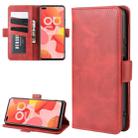 For Huawei Nova 6 5G Dual-side Magnetic Buckle Horizontal Flip Leather Case with Holder & Card Slots & Wallet(Red) - 1