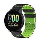 119plus 1.3inch IPS Color Screen Smart Watch IP68 Waterproof,Support Call Reminder /Heart Rate Monitoring/Blood Pressure Monitoring/Blood Oxygen Monitoring(Green) - 1