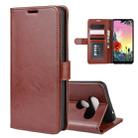 For LG K50S R64 Texture Single Horizontal Flip Protective Case with Holder & Card Slots & Wallet& Photo Frame(Brown) - 1