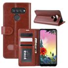 For LG K50S R64 Texture Single Horizontal Flip Protective Case with Holder & Card Slots & Wallet& Photo Frame(Brown) - 3